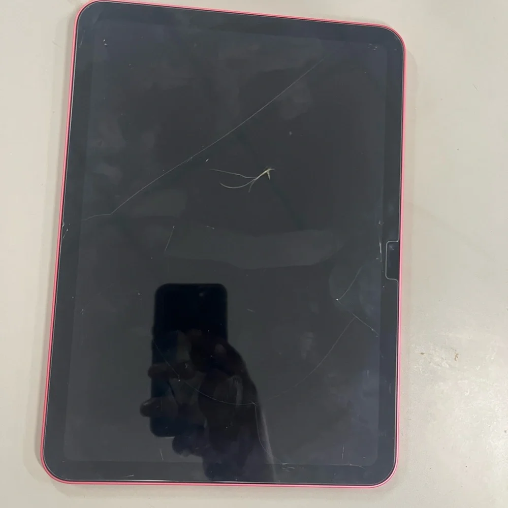 Apple Pink iPad Case with Shock-Absorbing Corners and Built-in Stand